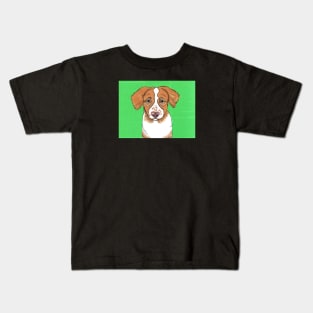 Sweet Brittany Puppy Kids T-Shirt